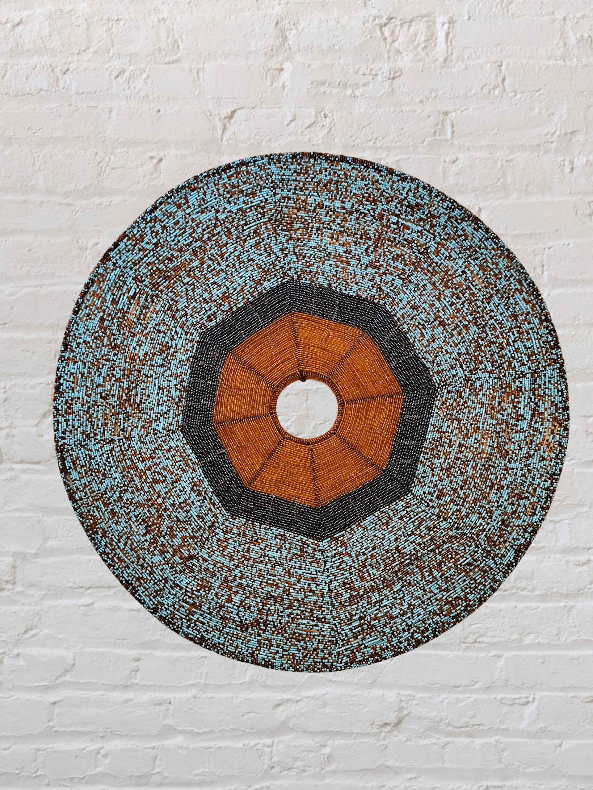 BEADED HANGING WALL ART